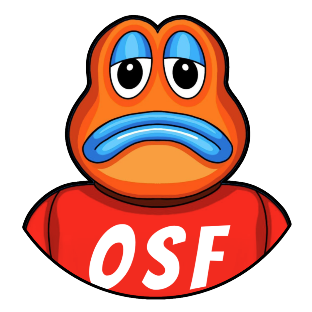 Orange Sadfrogger Logo